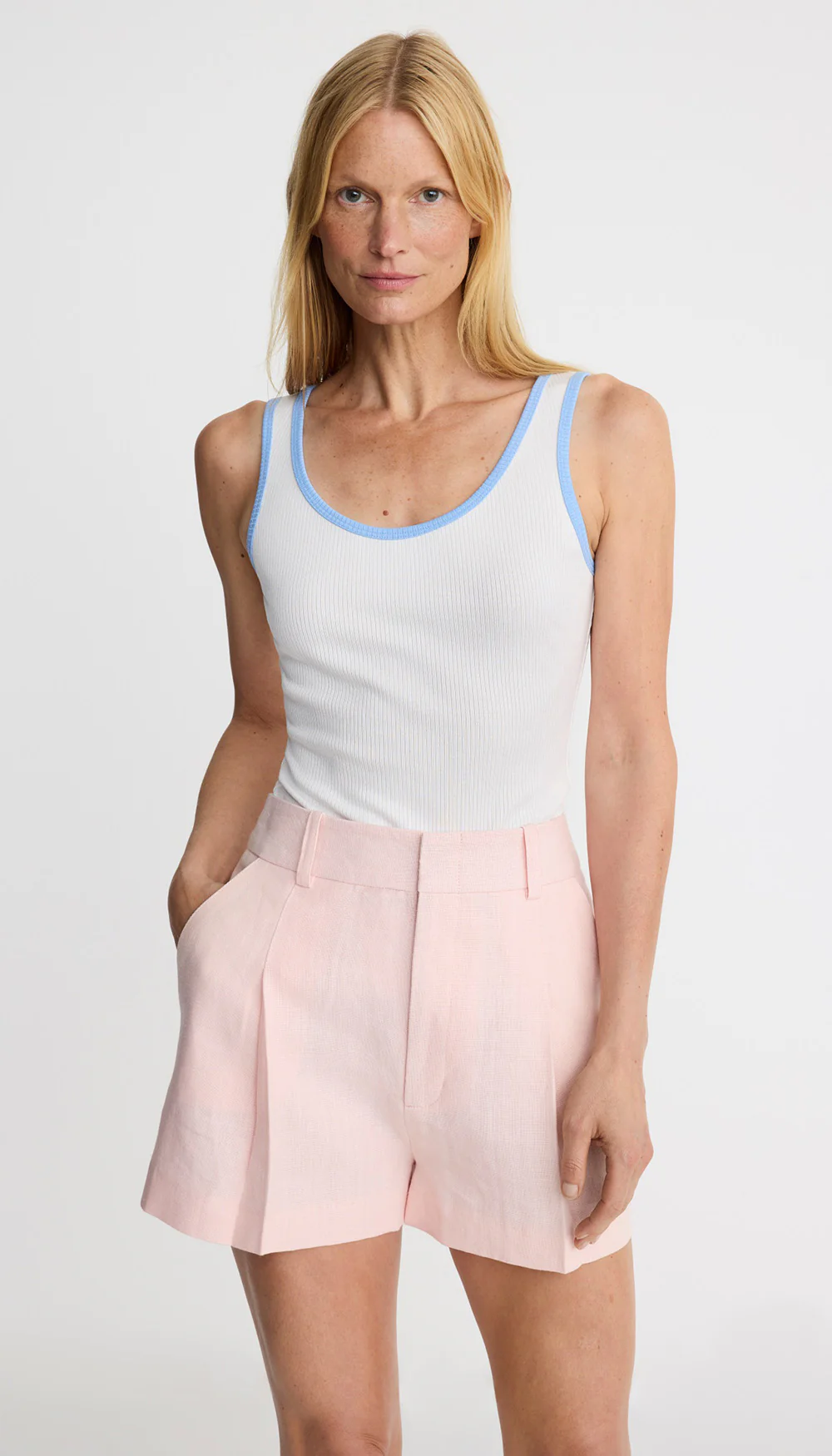 linked:Scoop Neck Top